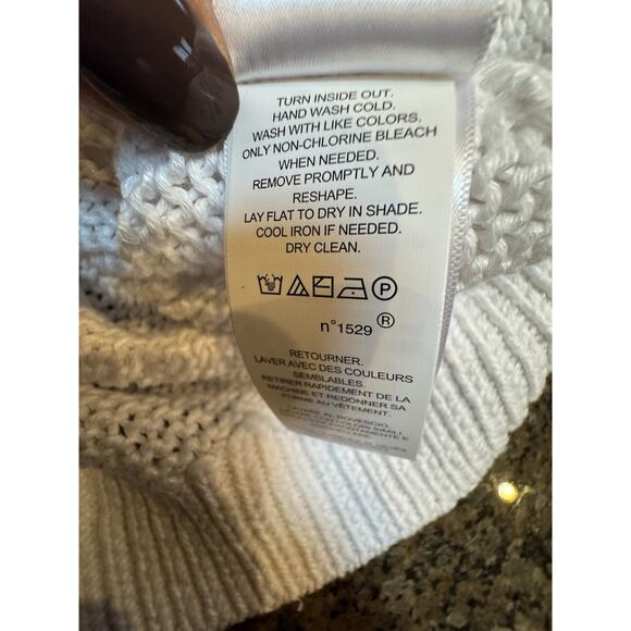 Polo Ralph Lauren Women’s Linen-Cotton white V-Neck Sweater Size XXL - Picture 8 of 8